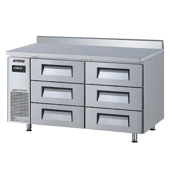 Стол холодильный Turbo Air KWR15-3D-6-750 с ящиками и бортом