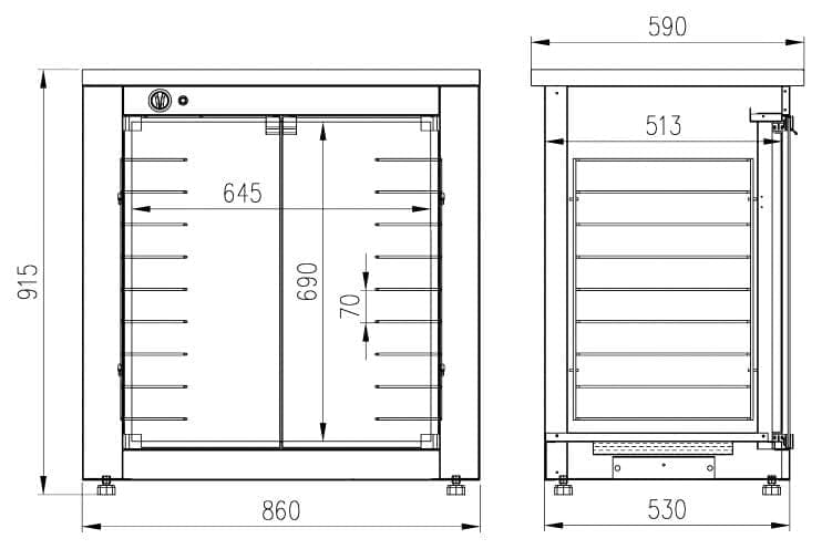 Шкаф расстоечный Enteco Р-94 01