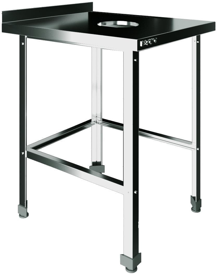 Стол для сбора пищевых отходов с бортом Restoinox СПО-6/6-БО-ЭН