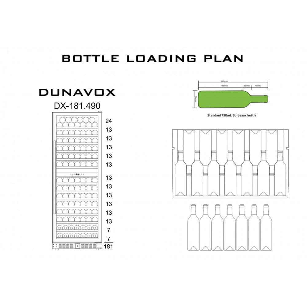 Шкаф винный Dunavox DX-181.490SDSK