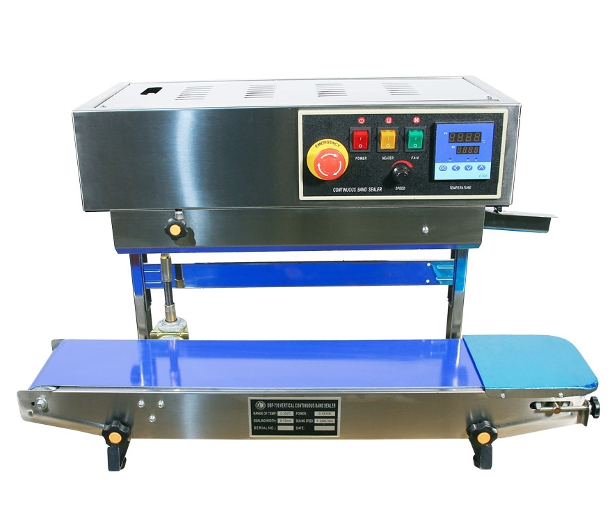 Конвейерный запайщик Магикон DBF-770 вертикальный, нерж