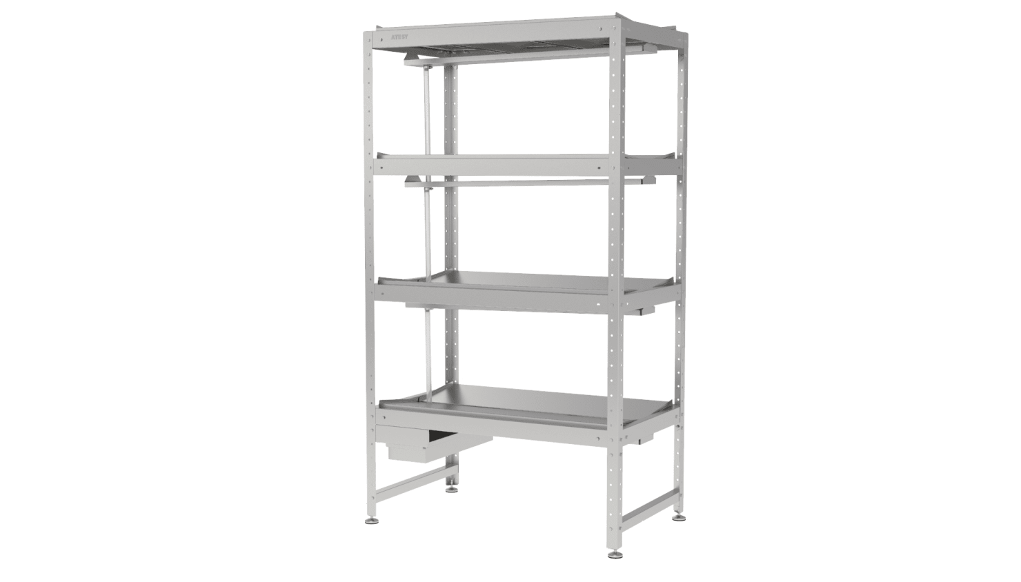 Стеллаж для дефростации мяса Atesy СТДФ-С-1000.600.1800-02-Н