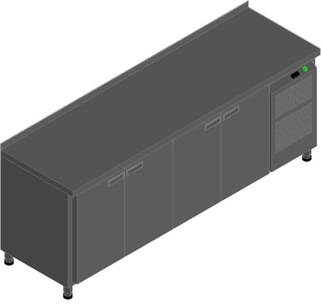 Стол холодильный Hicold GN 1111 BR3 TN