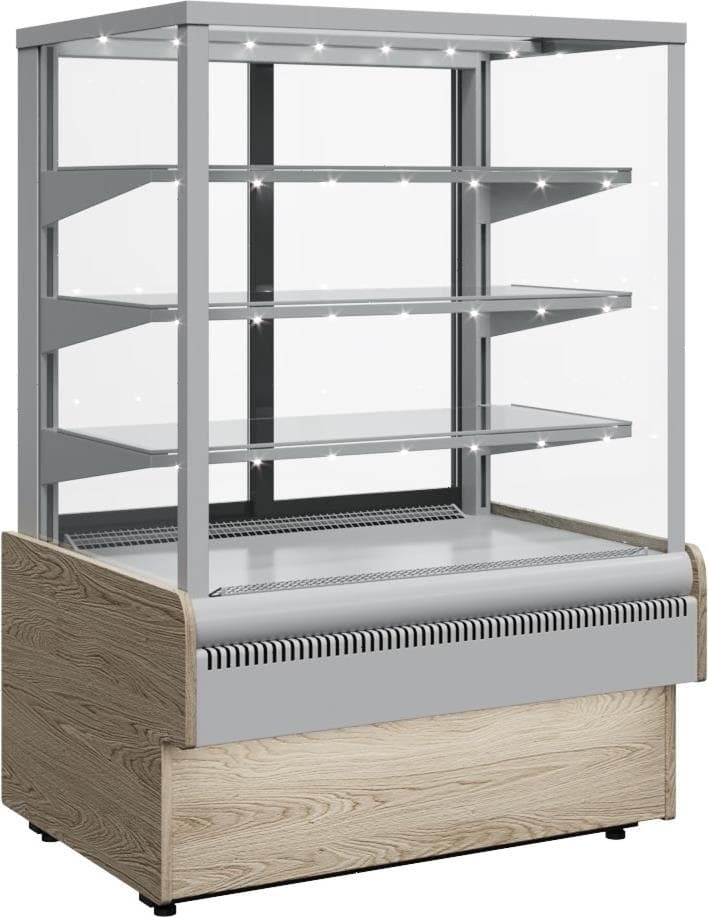 Витрина кондитерская Carboma KC70 VV 0,6-1 (ВХСв-0,6д Cube) 0102-0109