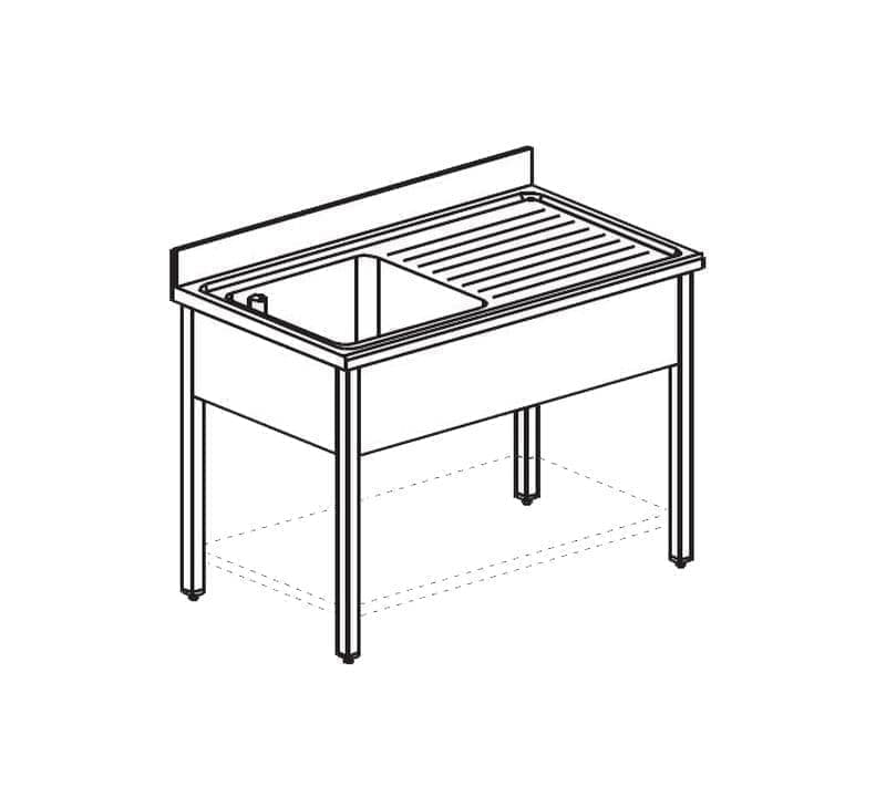 Ванна моечная Apach Chef Line LS147-55RWSH