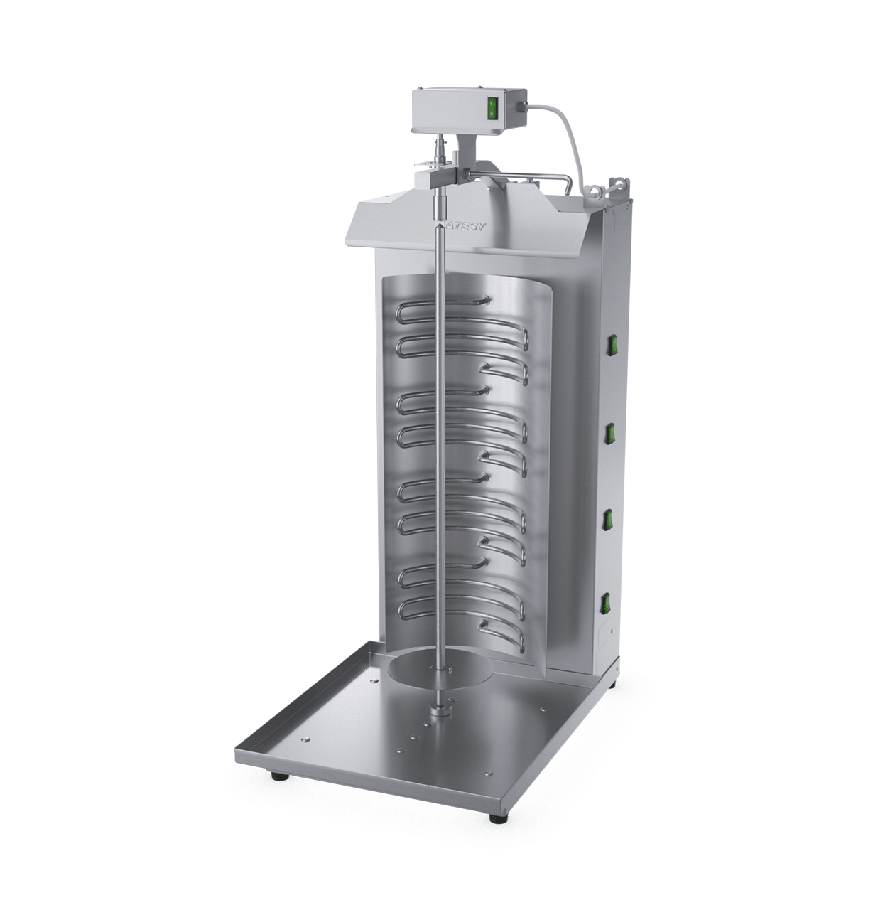 Гриль для шаурмы Atesy Шаурма-4-Эл-05-Оц (с ручным приводом)