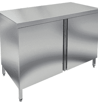 Стол-тумба с распашными дверями Hessen СТРО 15/6 (нерж)