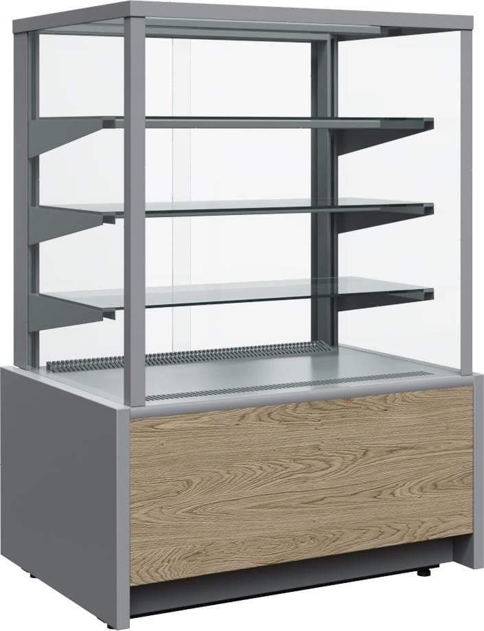 Витрина кондитерская Carboma KC70 VM 0,6-1 (ВХСв-0,6д Cube Техно) 9006-9005
