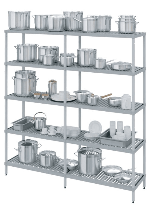 Стеллаж модульный Polair Load.Me Poly 18AL.3PP40.17C, доп. угловой