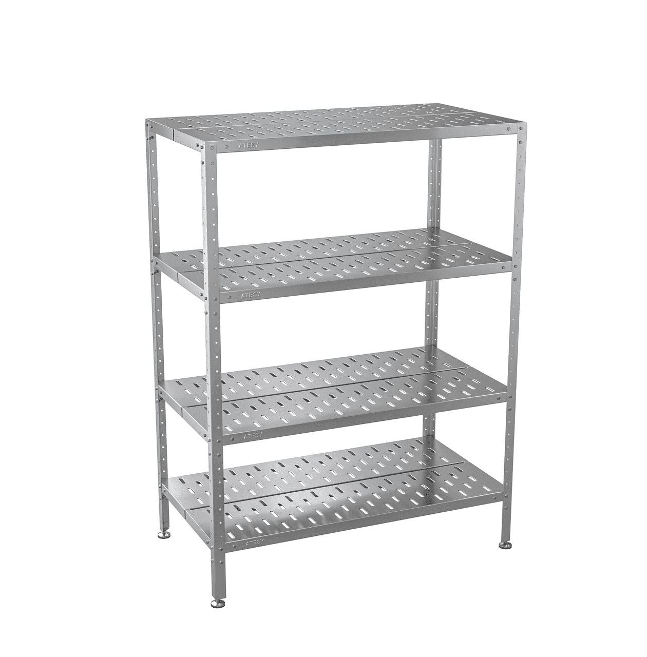 Стеллаж кухонный Atesy СТК-С-1500.650.1600-02-Н-ПП (СТКН-1500/650Р)