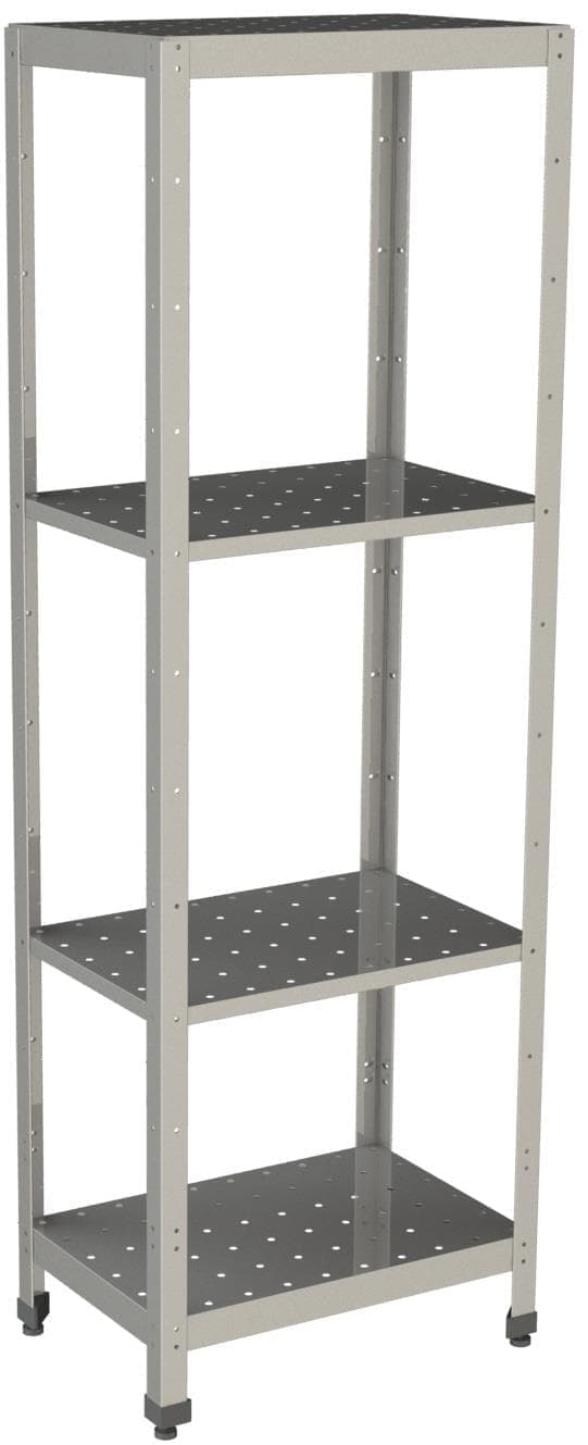 Стеллаж производственный перфорированный Restoinox СТПП-8/4-ЭЦ