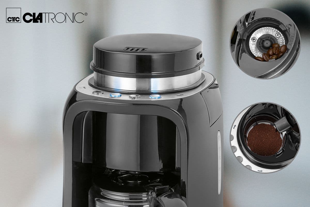 Кофеварка Clatronic KA 3701 schwarz-inox