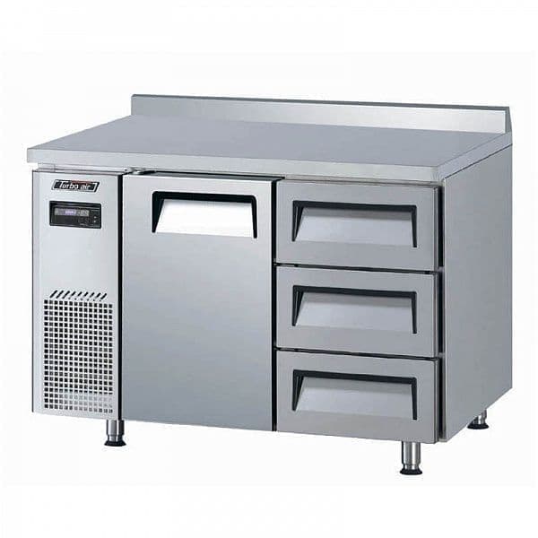 Стол морозильный Turbo Air KWF12-3D-3-750 с ящиками и бортом
