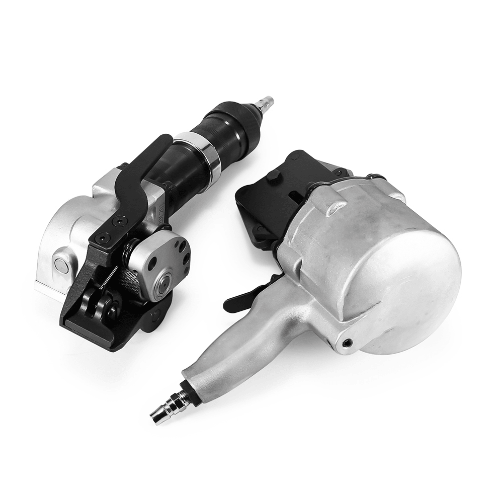 Стреппинг-инструмент пневматический для обвязки стальной лентой Магикон KZB-32P