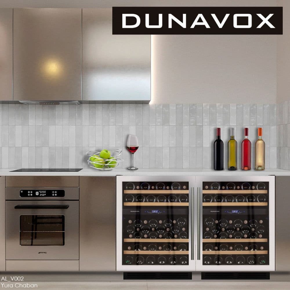 Шкаф винный Dunavox DX-53.130SDSK/DP