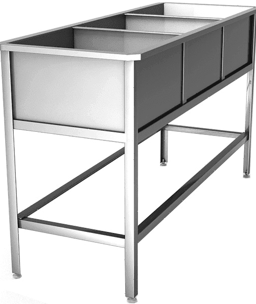 Ванна моечная Hessen ВМ 3/7 (нерж)