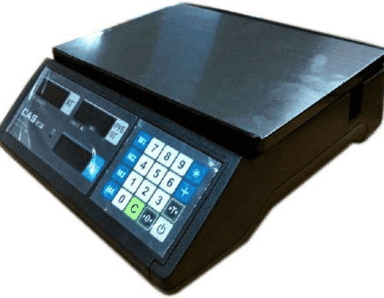 Весы торговые Cas ER JR-6CBU черные