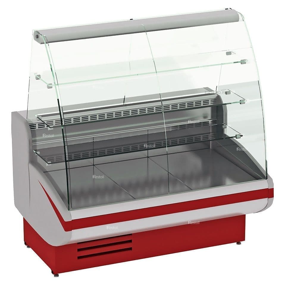Витрина кондитерская Cryspi Gamma-2 К 1350, красная