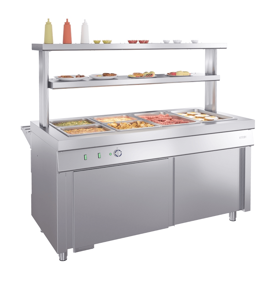 Мармит для вторых блюд Atesy Ривьера М2-1500-02-ПО без полок