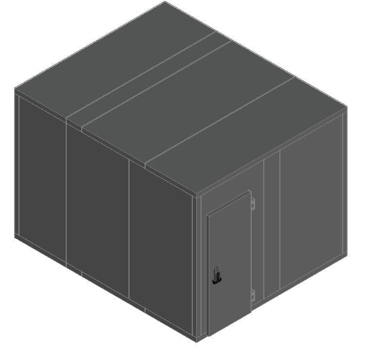 Камера холодильная Polair КХН-20,49 (2860х3460х2460) 80 мм