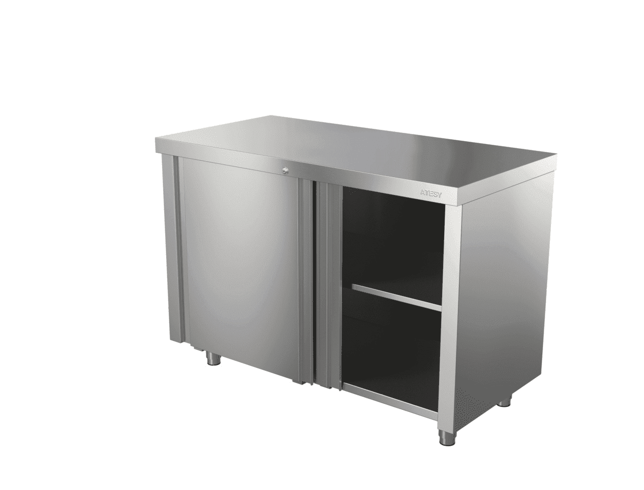 Стол-тумба с дверями Atesy СТ-С-1500.600-02-К (СТ-2/1500/600)