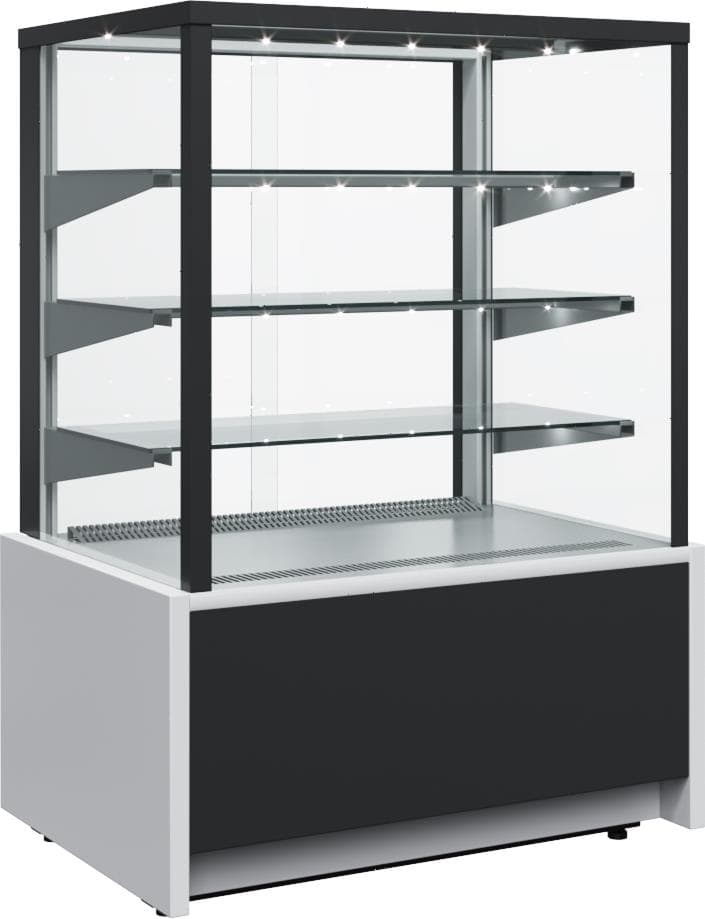 Витрина кондитерская Carboma KC70 VM 0,6-1 (ВХСв-0,6д Cube Техно) 9006-9005