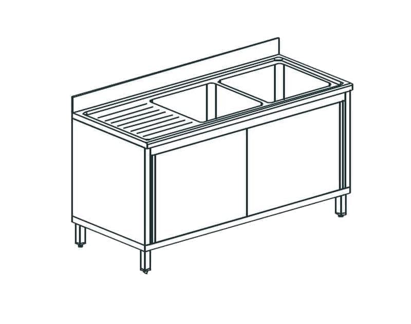 Ванна моечная Apach Chef Line L2S207-65LWSD