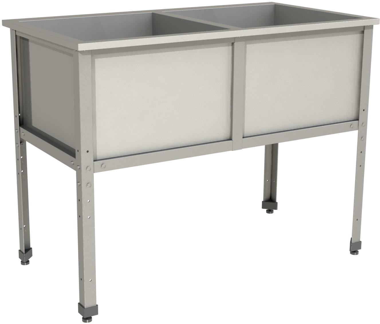 Ванна моечная двухсекционная Restoinox ВМС-2/7-ЭН