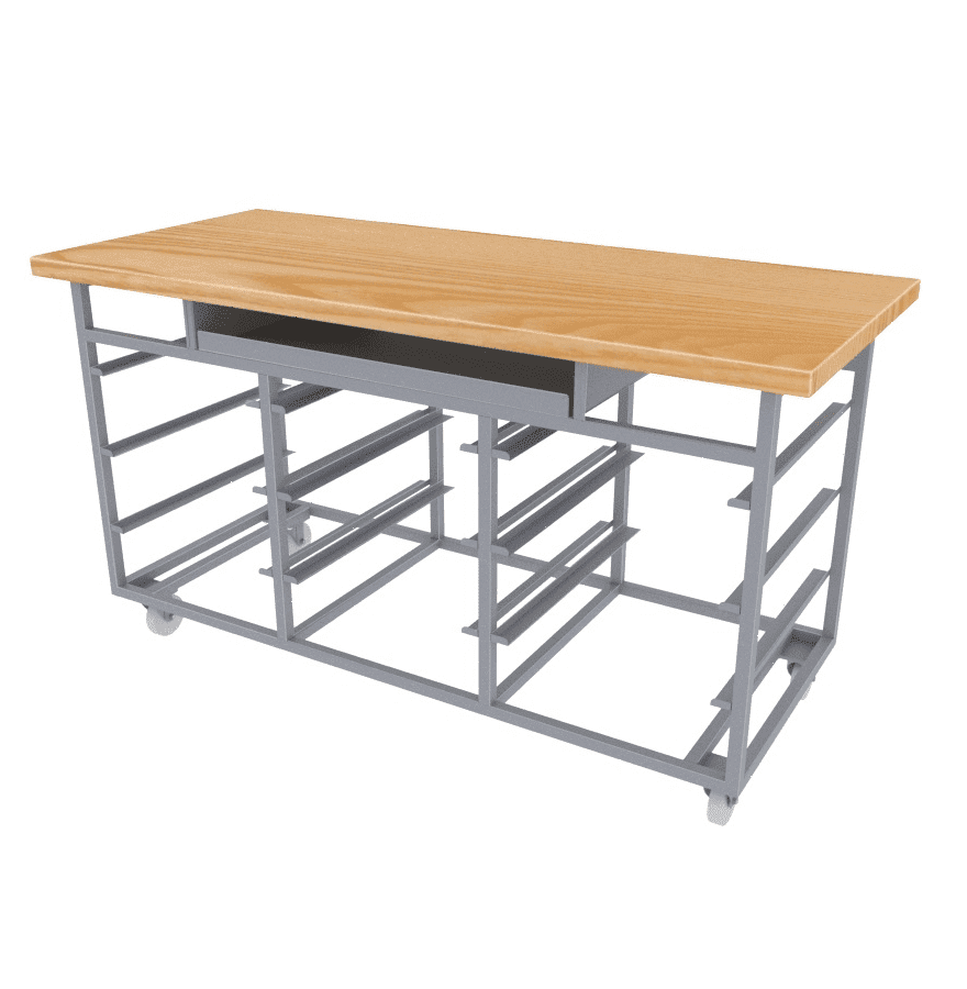 Стол кондитерский Atesy СК-Л-1-1600.700.900-02 (AISI 304)