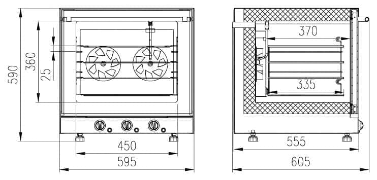 Печь конвекционная Enteco ДН-43