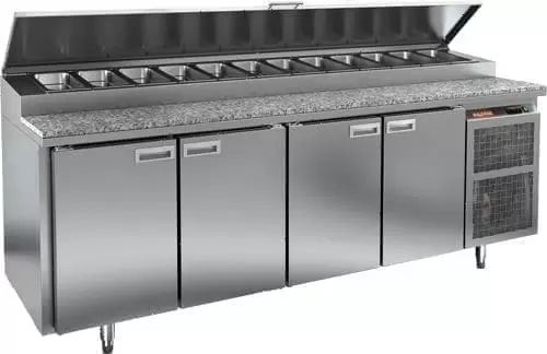 Стол холодильный (для пиццы) Hicold PZ2_1111/GN камень