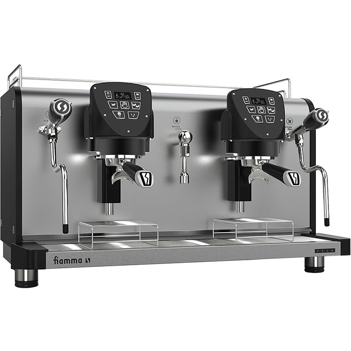 Кофемашина рожковая мультибойлерная Fiamma Vela Dual 2 2Gr автомат (2.0.046.0000)