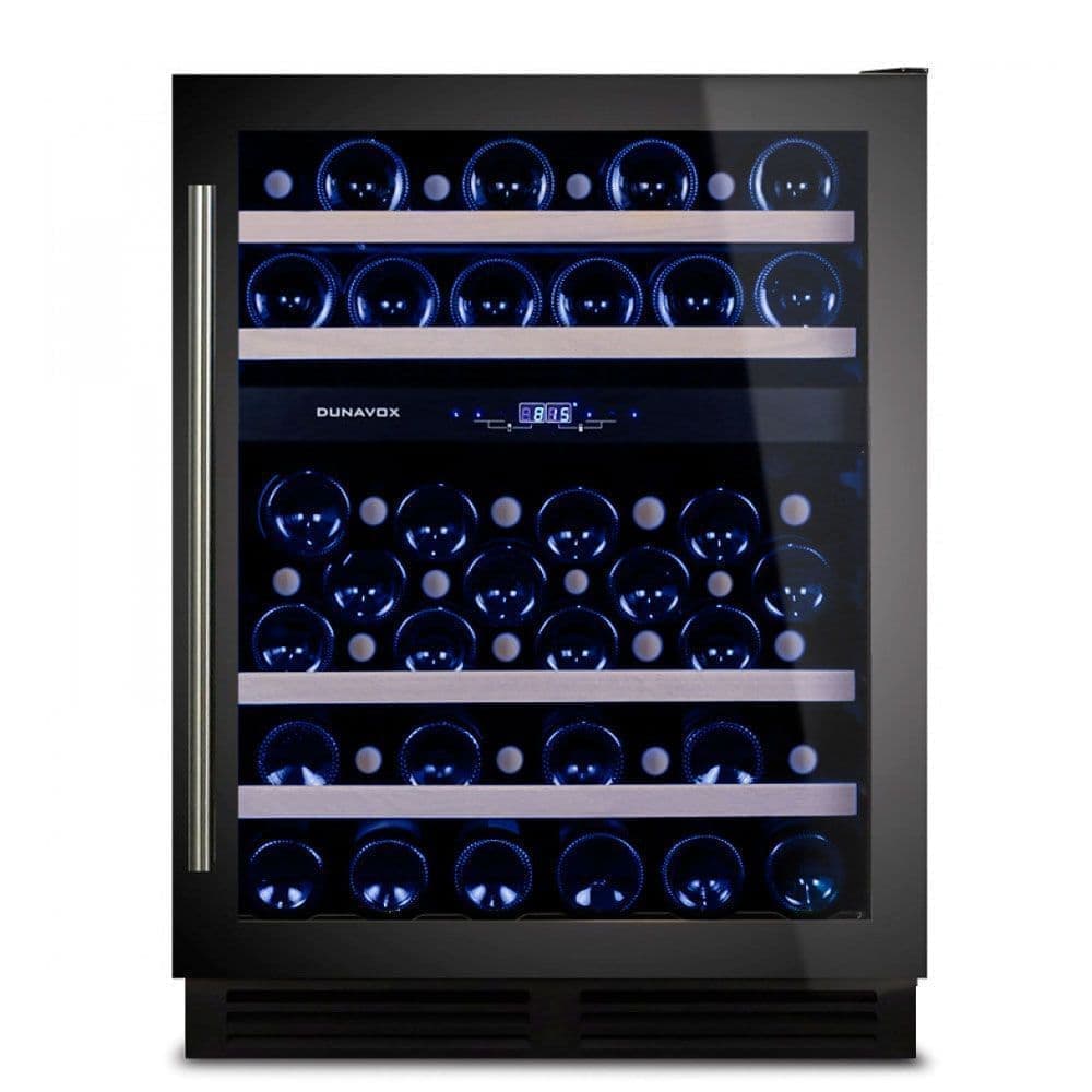 Шкаф винный Dunavox DX-53.130DBK/DP