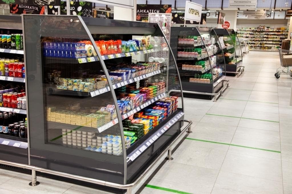 Витрина холодильная Carboma F16-08 VM 1,9-2 0020 стеклопакет (1600/875 ВХСп-1,9)