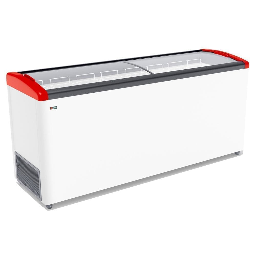 Ларь морозильный Gellar FG 775 E (FG 750 E) красный