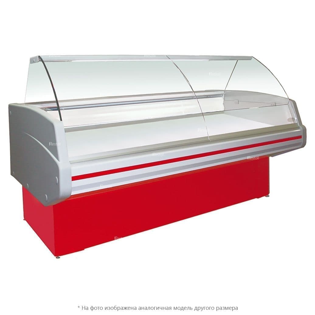 Витрина холодильная Golfstream Двина 180 ВСН, красная