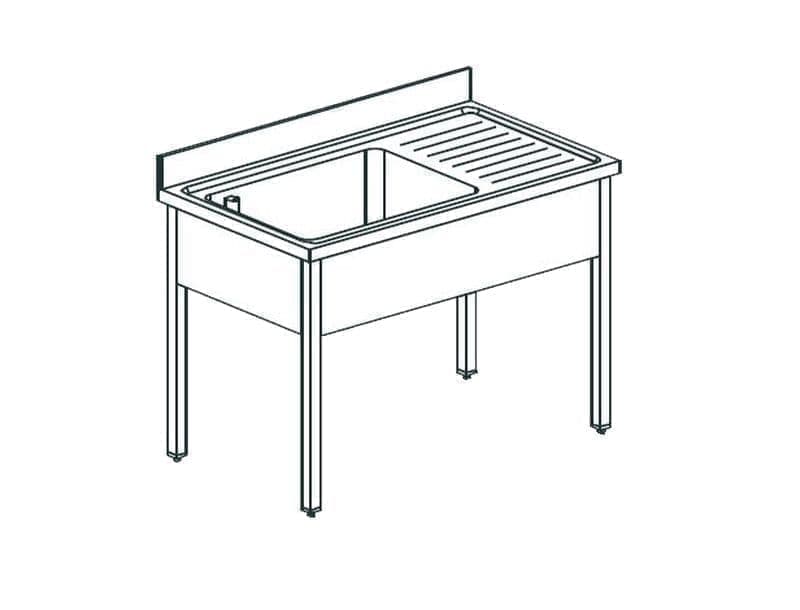 Ванна котломоечная Apach Chef Line LP167-85RW