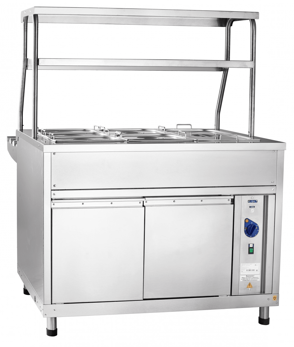 Мармит для вторых блюд Abat ЭМК-70КМ с подогреваемыми полками (21000802500)