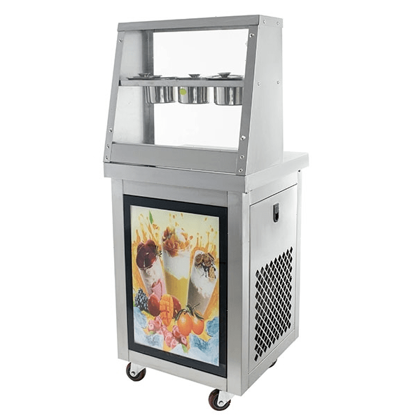 Фризер для жареного мороженого Foodatlas KCB-1F (контейнеры, световой короб)