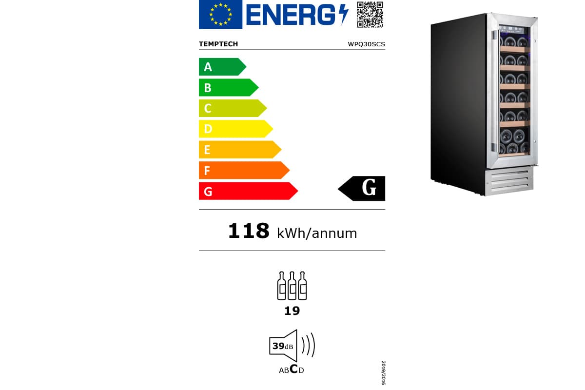 Шкаф винный Temptech WPQ30SCS