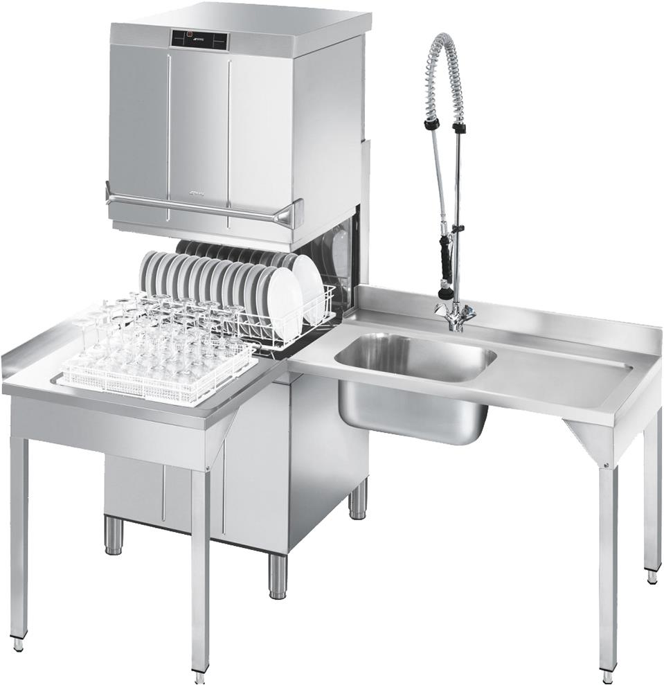 Купольная посудомоечная машина Smeg HTY625D