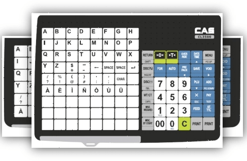Весы торговые с печатью этикеток CAS CL3000-06P TCP/IP