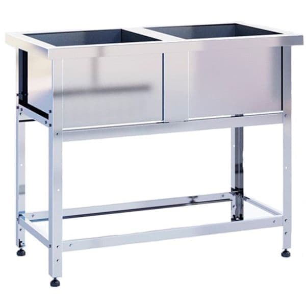 Ванна моечная Eksi ВМН Э 2 (L=1390, S=700, H=850-870, G=400)