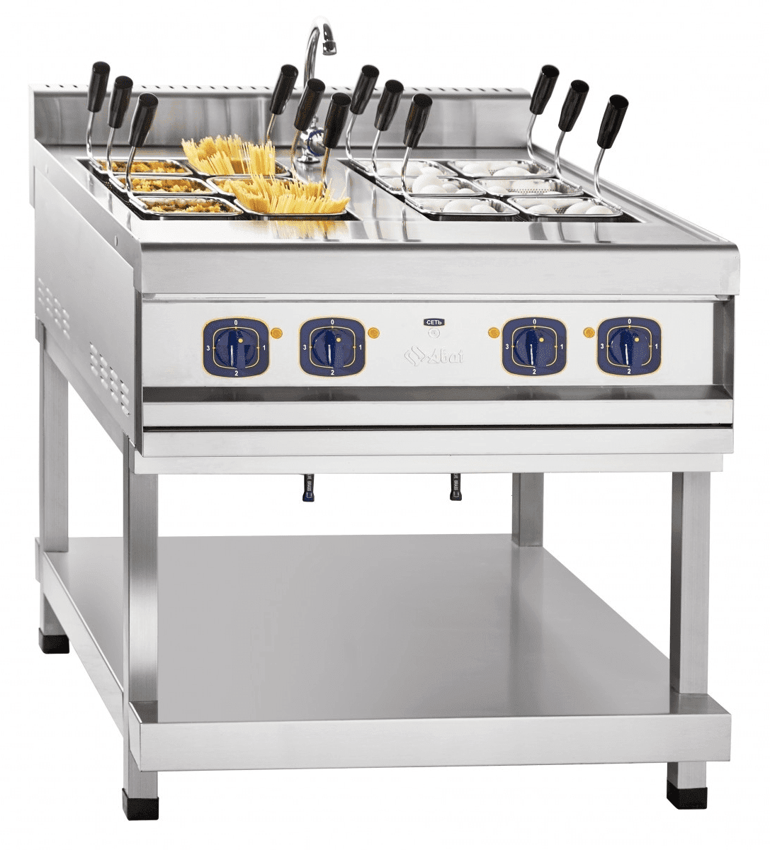 Электроварка Abat ЭВК-90/2П с корзинами GN 1/6 (21000001873)