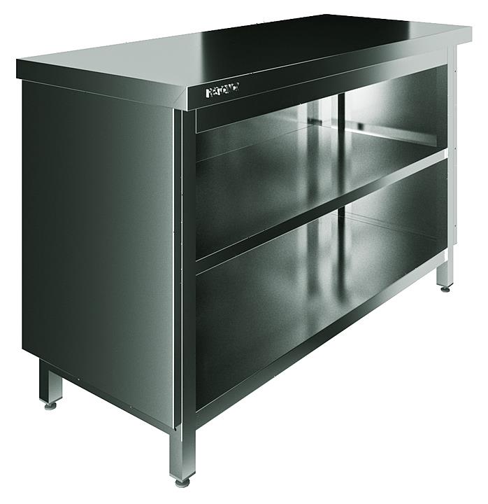 Стол производственный закрытый без дверей Restoinox СП3-7/7