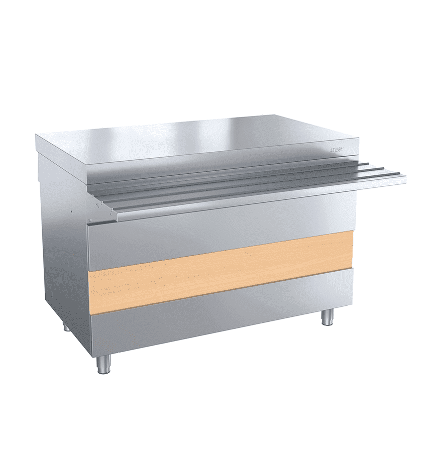 Прилавок горячих напитков Atesy Ривьера ПГН-1120-02-О без полок