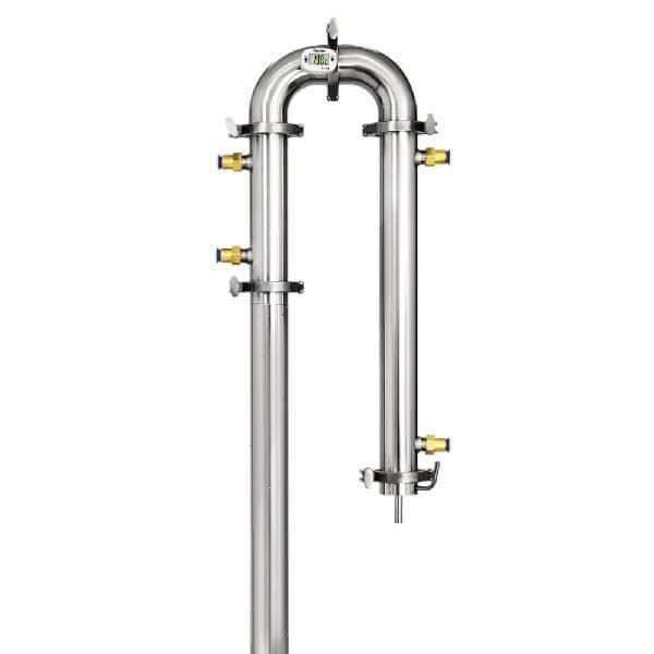 Дефлегматор трубчатый 7 трубок 10 мм, (h=200 мм), 2 дюйма