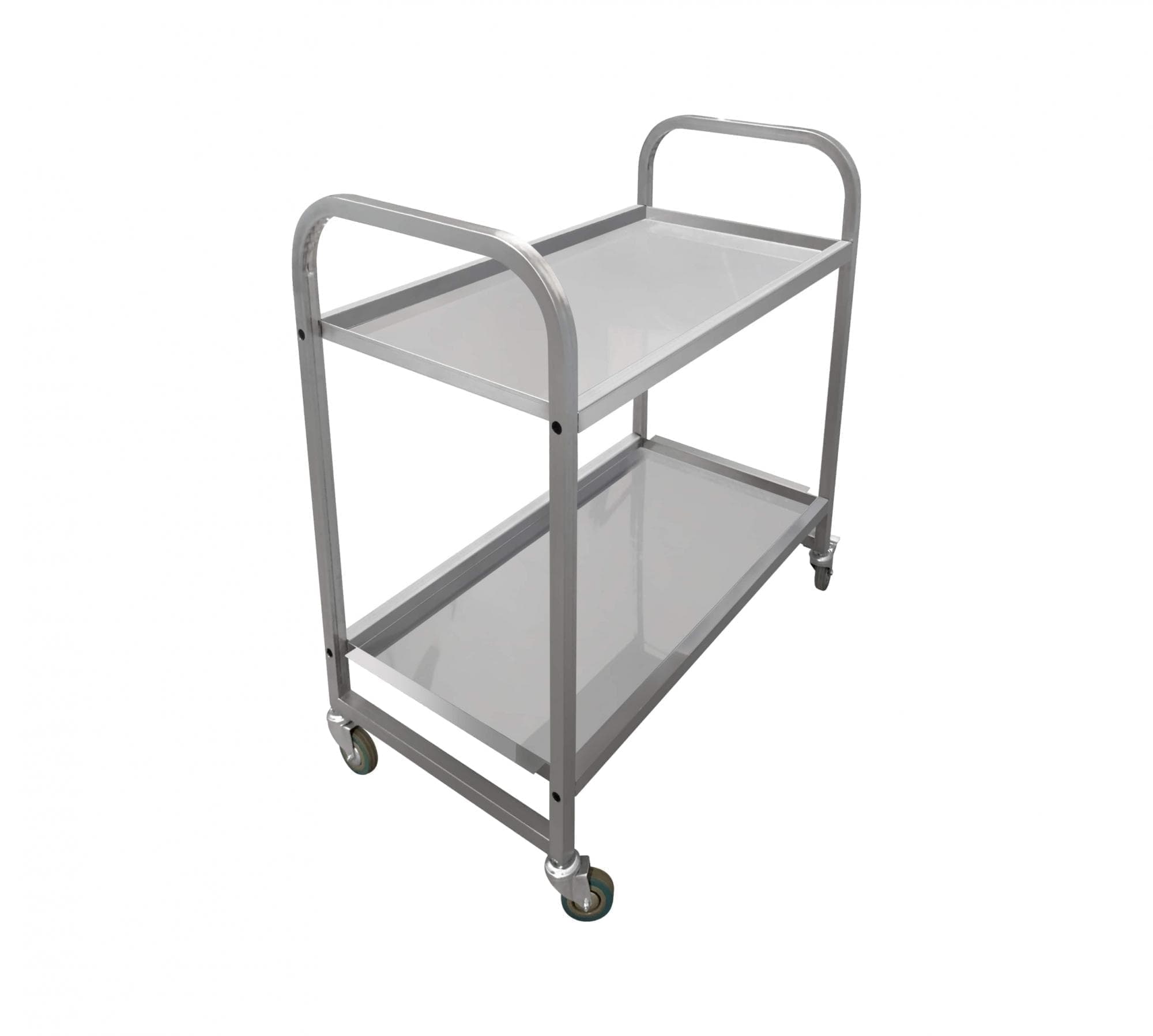 Тележка сервировочная Luxstahl нерж