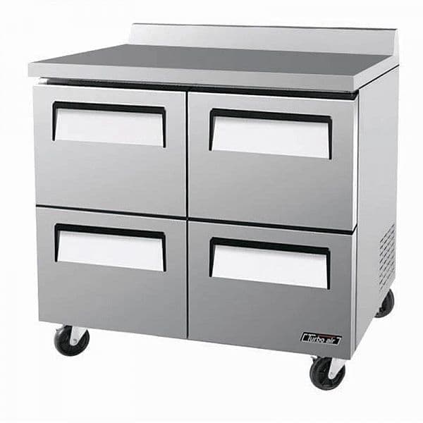 Стол морозильный Turbo Air CMWF-36L-2D-4 с ящиками и бортом