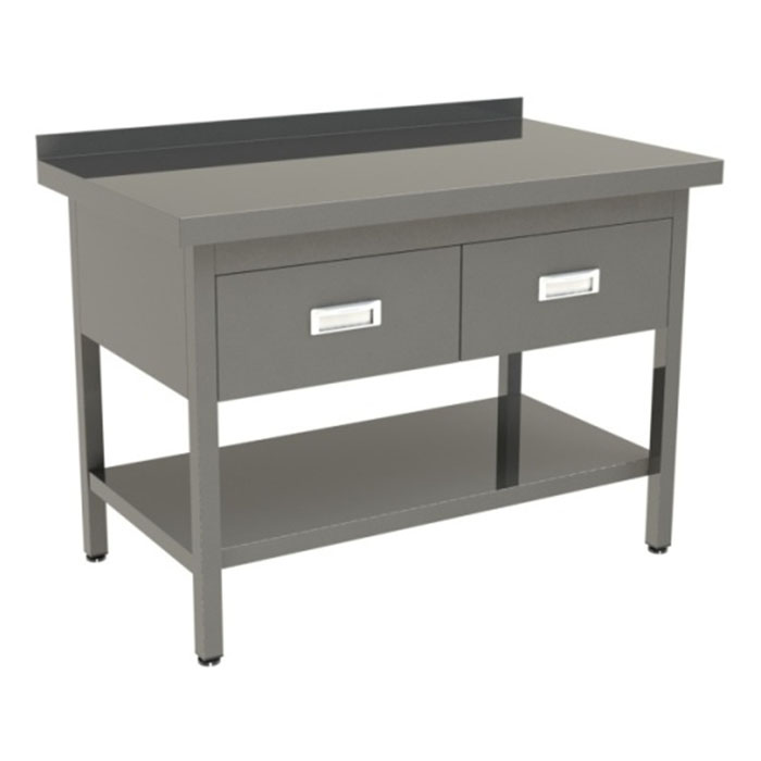Стол производственный с выдвижными ящиками Restoinox СПЯ-12/7-БП
